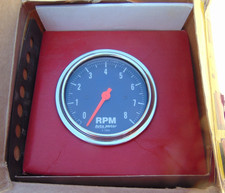 Auto Meter 3 Face 8000rpm Tachometer New Unused Old Stock Free U.s. Shipping