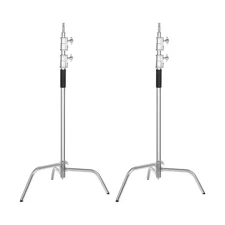 2 Packs Heavy Duty C-Stand Kit,Stainless Steel Photography Light Stand Base,A...