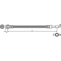 Metzger 4110880 Bremsschlauch FüR Mazda 6 GH
