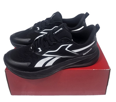 Men's Running Shoes 12 Reebok Verse Black White Athletic Sneakers Cushioned