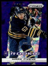 2013-14 Panini Prizm Prizms Purple Mark Pysyk Rookie Buffalo Sabres #212