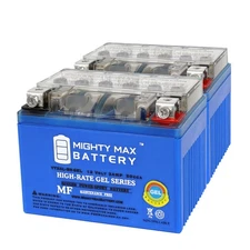 Mighty Max YTX4L-BSGEL 12V 3AH GEL Battery Replaces Weize YTX4L-BS - 2 Pack