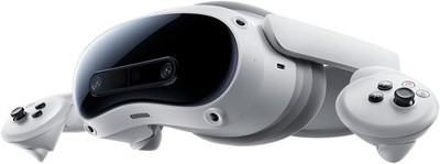 Pico 4 Ultra (256 GB), VR Brille, Grau, Weiss