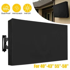 Heavy Duty Outdoor TV Cover 55"-58" Waterproof Weatherproof Television Protector