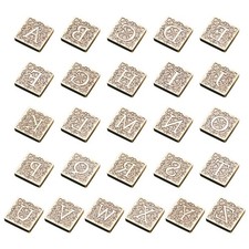 Letters Series Wax Seal Stamp Brass Head English Letters Sealing Waxed Stamp