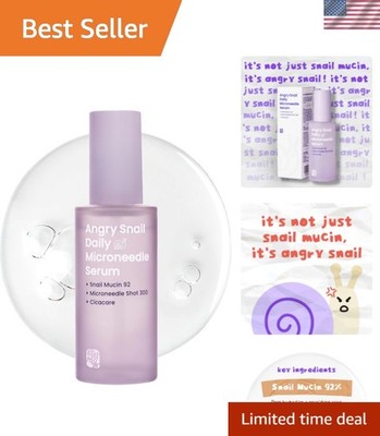 Angry Snail No Sticky Hydration Serum with Microneedling Benefits - 1.69oz