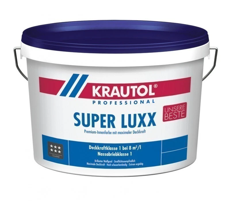€9,60L 12,5 L KRAUTOL Super Luxx Premium Innenfarbe weiß maximale Deckkraft