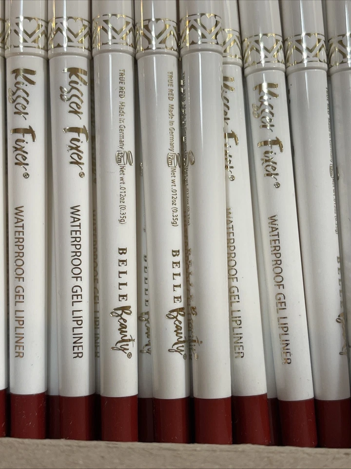 (150) True Red Waterproof Gel Lipliner Belle Beauty By Kim Gravel $1,800 Retail - Image 2 of 4