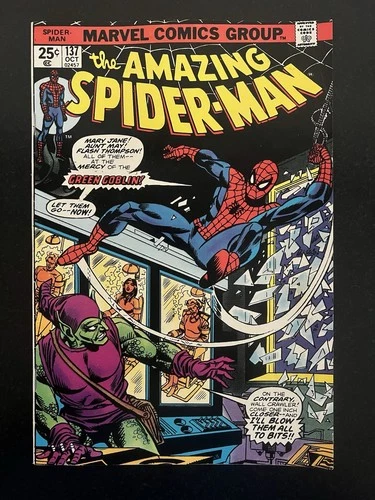 The Amazing Spider-Man #137 (Marvel, 1974) 2nd Harry Osborn as Green Goblin FN