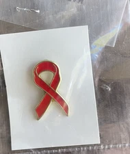 Red Awareness Ribbon | Lapel Pin Brooch