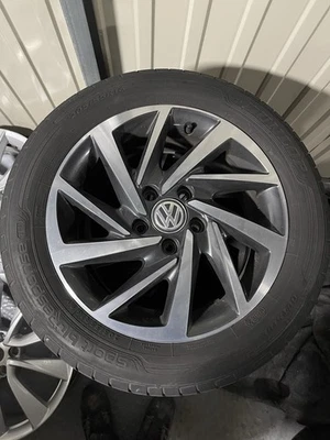 Alufelge 6.5x16 ET48 5G0601025DS 5G0601025DM VW Golf 7 Woodstock Sommer Grau - Bild 1 von 4