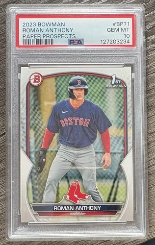 2023 Bowman Paper Prospects Roman Anthony #BP-71 PSA 10