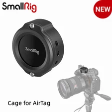 SmallRig Cage for AirTag, Camera Adapter Mount with Dual 1/4"-20 Screw Mount