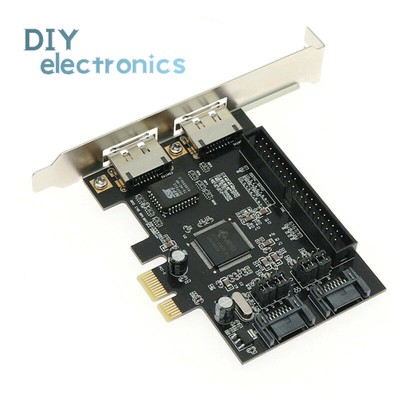 PCIe PCI Express to IDE + 2x SATA II + 2x ESATA Raid Controller Adapter Card US