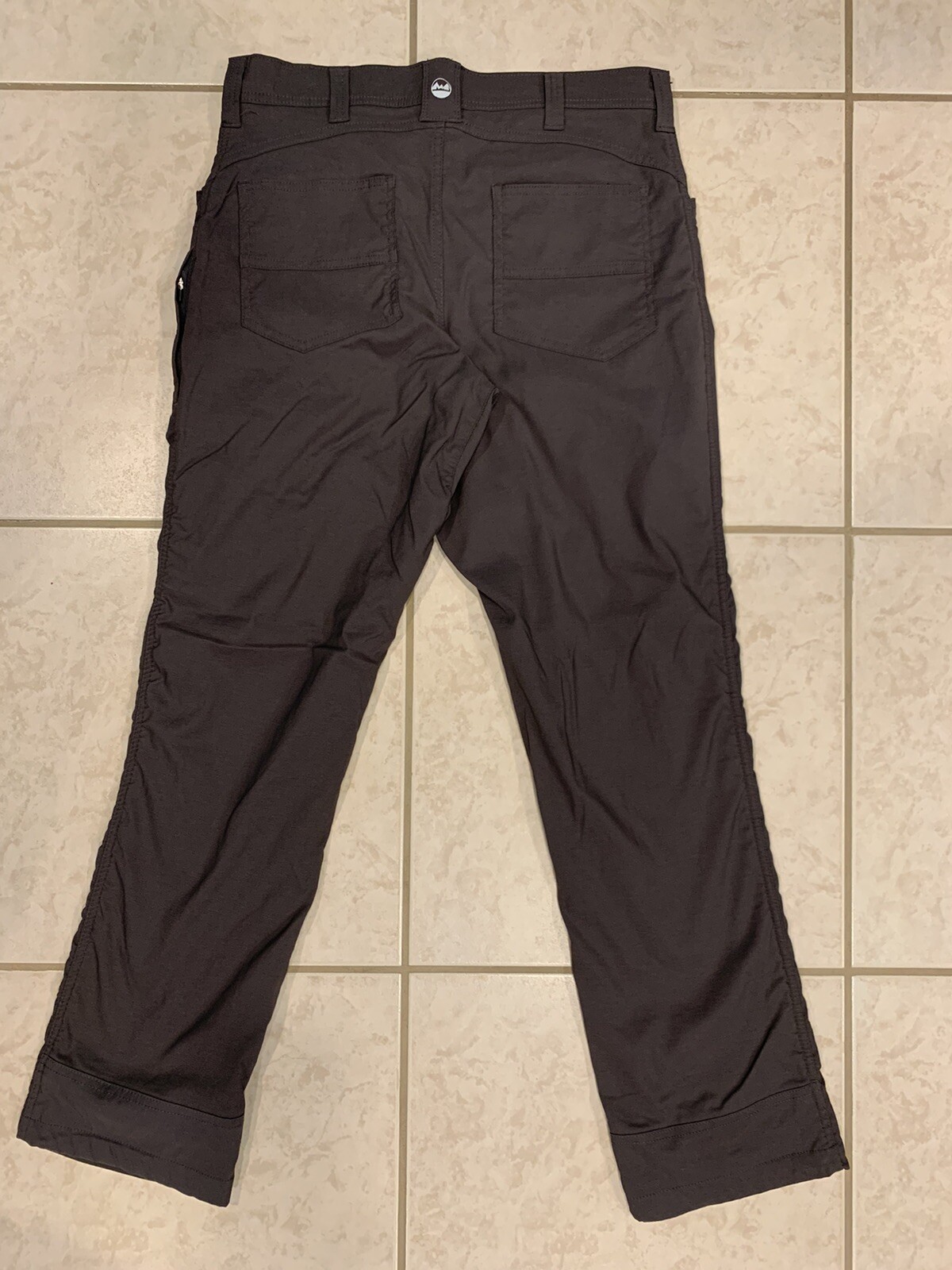 Men's 34x32 Wrangler Outdoor NW880SM Gray Stretch Fleece Lined Hiking Pants Grey eBay