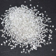 200-300 Diamonds/Carat Natural Uncut Rough Diamond Tiny- Sparkling White