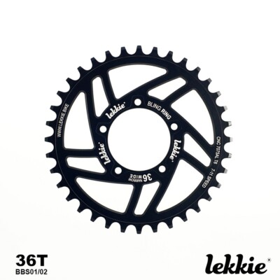 Lekkie Bling Ring   Bafang Chainring BBS01 BBS02   36T