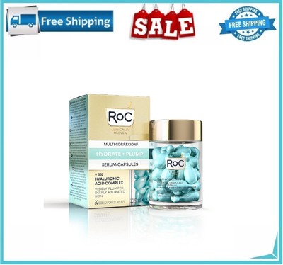 ROC Multi Correxion Hydrate & Plump Serum Kapseln (30 Kapseln) Hyaluron Komplex-