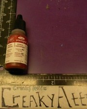 STAMPIN UP CRAFT CHERRY COBBLER INK PIGMENT REFILL BOTTLE 3/4 FULL CREAKYATTIC