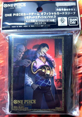 One Piece Official Card 70 Sleeve Crocodile Limited Edition Vol.3