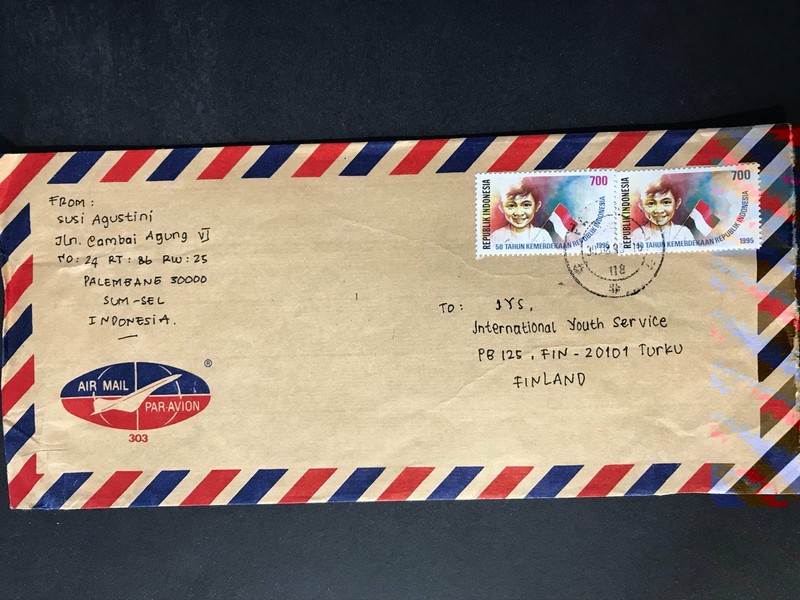 Indonesia #780//B242 Cover to Finland 1970-1999 Cover #981