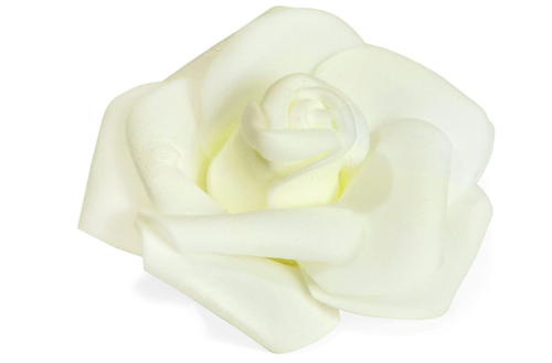 100 Pack Ivory Faux Carnations, 100 Pieces, 3x3x1.25 In - Imagen 3 de 3