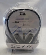 NEW - Cyber Acoustics Universal Stereo Headset AC-204