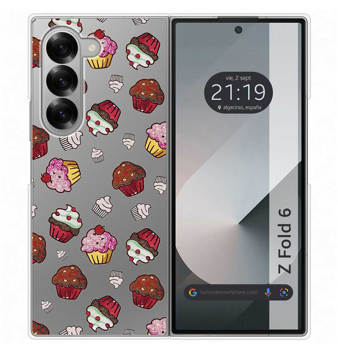 Custodia Rigida Per Samsung Galaxy Z Fold 6 5G Design Muffins Disegni