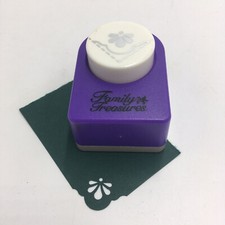 Paper Punch Corner Cutout Family Treasures Scrapbook Card Crafts Flower Scallop