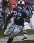 Eddie George #27 Tennessee Titans Heisman Football SIGNED 8x10 Photo COA!