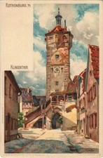 CPA AK Rothenburg Klingentor GERMANY (1077314)