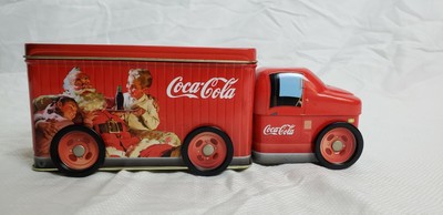 coca cola tin truck