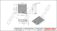 Dr! Ve + DP1110.12.0050 Filter, Innen Luft FüR , Dacia, Lada , Nissan