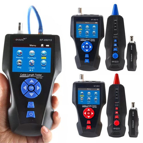 NF-8601S RJ45 RJ11 CAT6 Network Cable Tester TDR Multi-functional Tracker LCD - Afbeelding 20 van 23