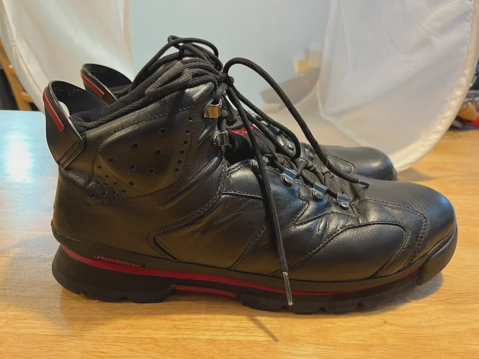 2002 Nike Air Jordan AJB VI 6 «Varsity красный» ~ мужской размер 13 кроссовок 303897-001 - Изображение 3 из 4