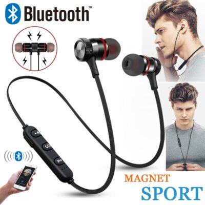 Bluetooth Wireless Kopfhörer Magnetisch Sport Fitness Laufen Wasserdicht Ohrhörer