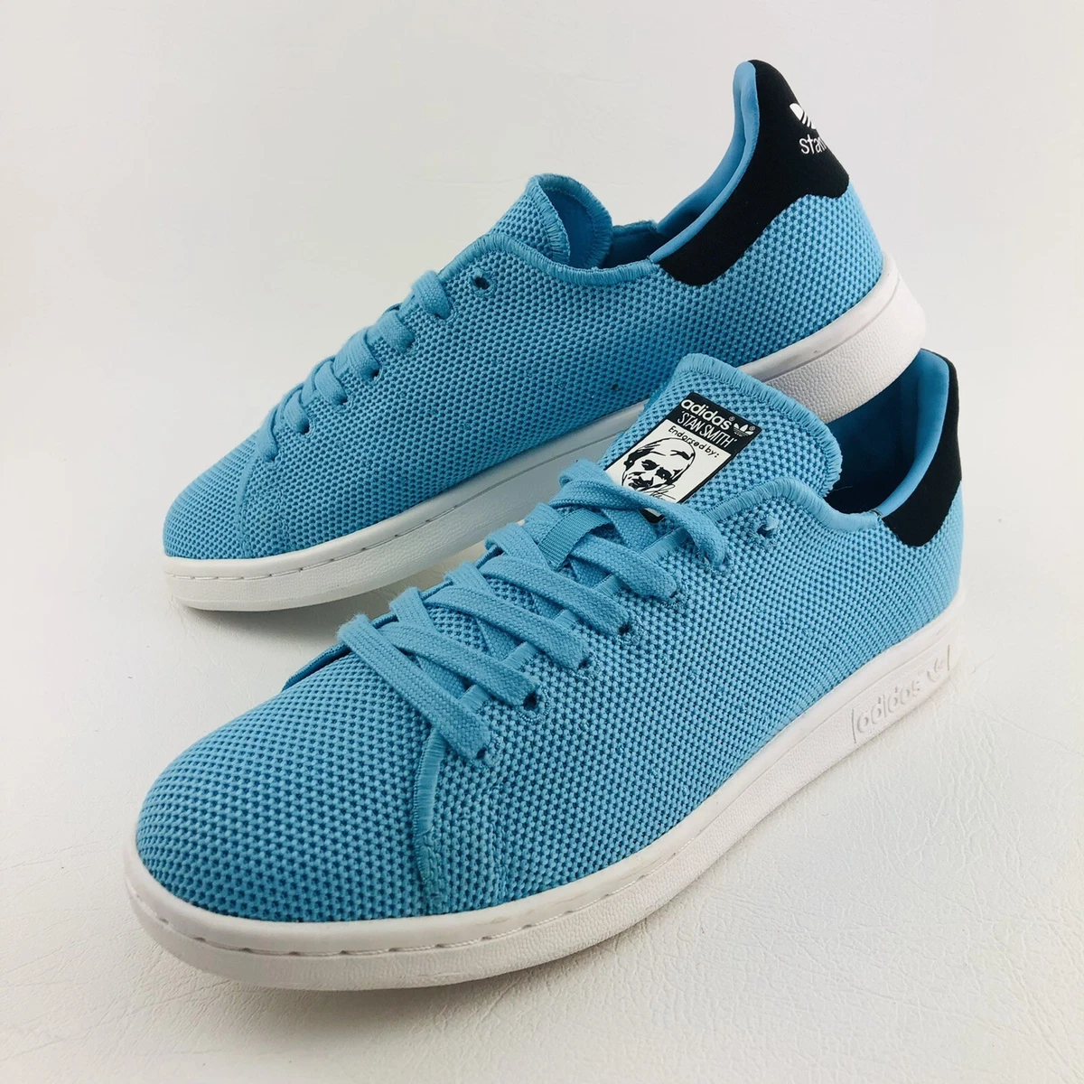 Adidas Originals Stan Smith Sneakers Trainers Shoes Blue Mens US 8