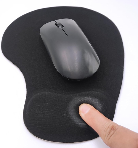 Ergonomic Mouse Pad with Wrist Rest, Gel Wrist Support Mousepad, Pain Relief Lap
