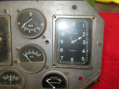 READ DESCRIPTION ! 1929 - 1931 Pierce Arrow Gauge Cluster With