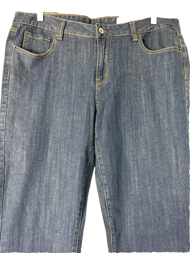 Jag Jeans Womens Fit 80-2 High Rise Regular Fit Boot Cut Dark Denim Size 16 New - Picture 4 of 13