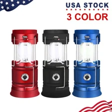 Collapsible Portable LED Camping Lantern Lightweight Waterproof Solar USB