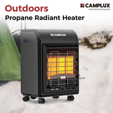 Propane Radiant Heater Fit 20 lb Propane Tank Portable LP Gas for Garage Outdoor