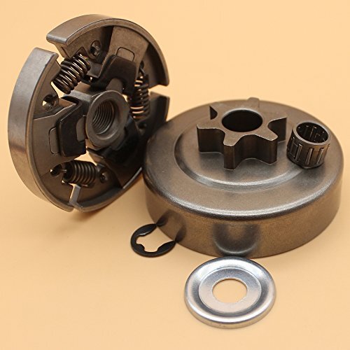 Atunee Kupplungstrommel-Set 3/8 6T – Für Stihl 017-025 & MS170-250, Inkl. Lager, E-Clip & Unterlegscheibe