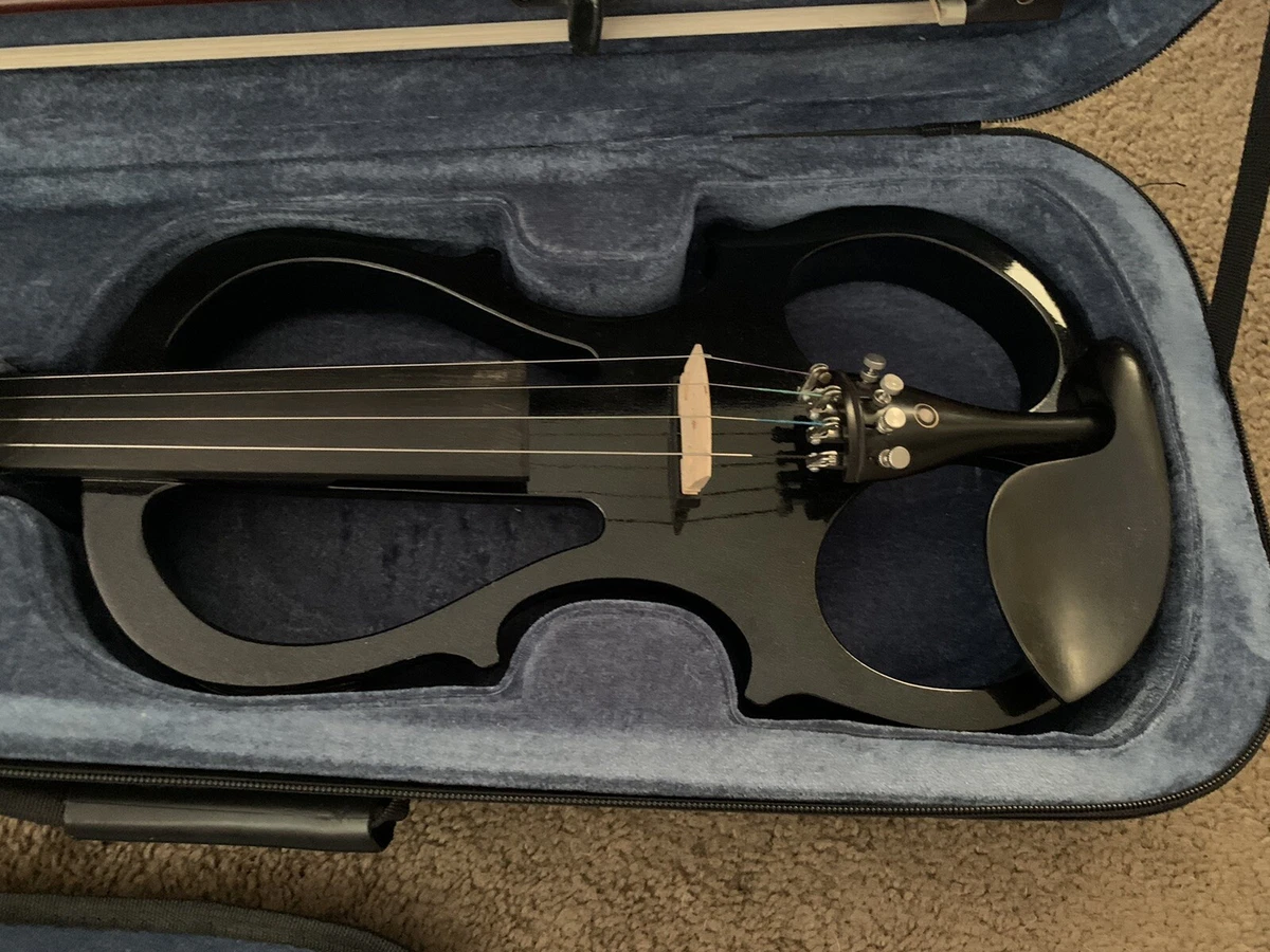 Cecilio Silent Electric Violin w Case Bow Accessories See