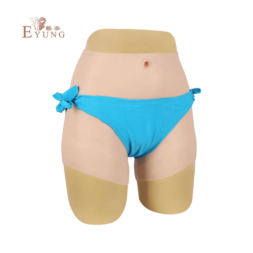 L Silicone Pants Vagina Panties Fake Thicken Hip Shaping Underwear Crossdresser