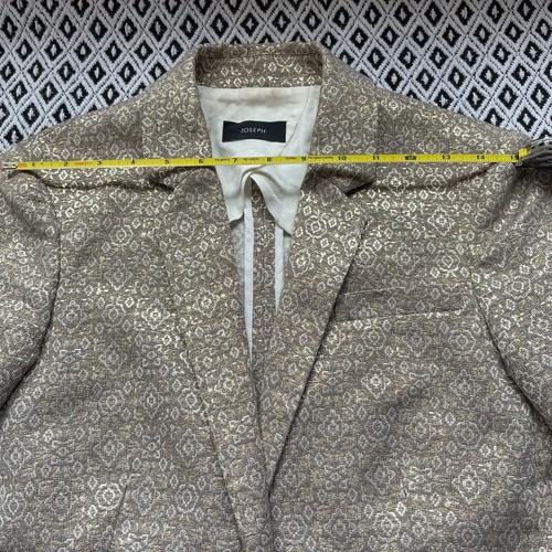 JOSEPH Women’s Gold Blazer Size 36 (S) - Picture 5 of 9