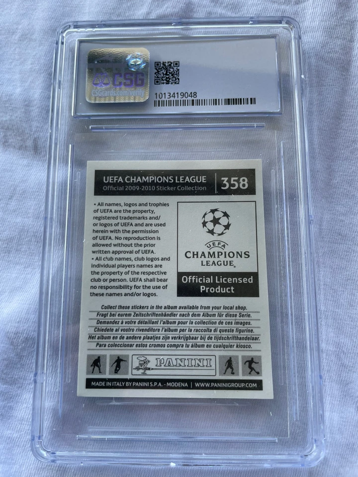 Pegatina Panini Zlatan Ibrahimovic RARA CSG 8.5 Barcelona Champions League 2009-10 Foto 2 de 2