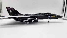 Franklin Mint 1:48 Grumman F-14 Tomcat Black Bunny VX-4 Navy Code 98041 L. 40 cm