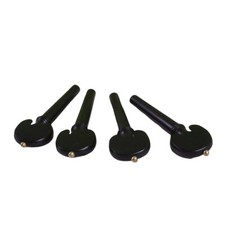 Advance 12pcs Violin peg Brass 4/4 Full Size Ebony Wood Violin accessories/parts