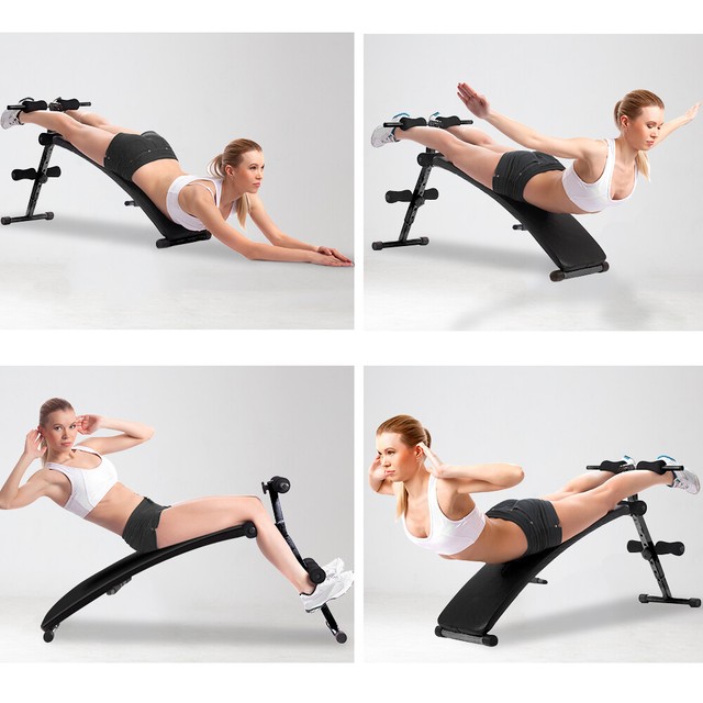 Onetwofit Arc Shaped Sit Up Bench Ab Bench Crunch Board Strength Training Ot085 For Sale Online Ebay